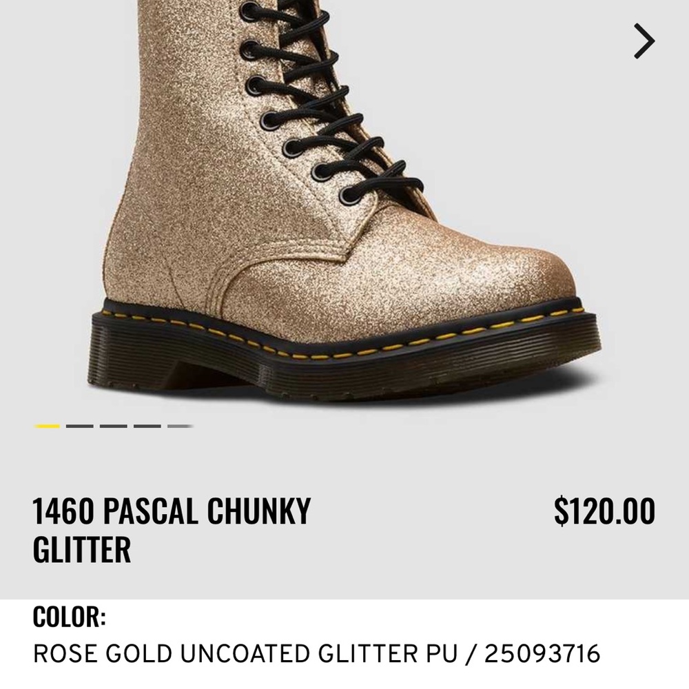Dr. Martens Size 6 Rose Gold